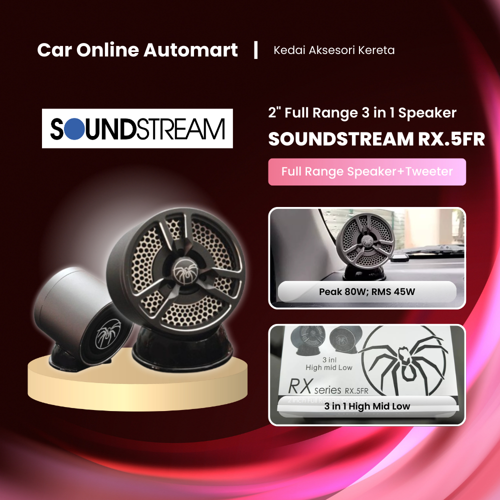 SOUNDSTREAM ORIGINAL RX.5FR 2