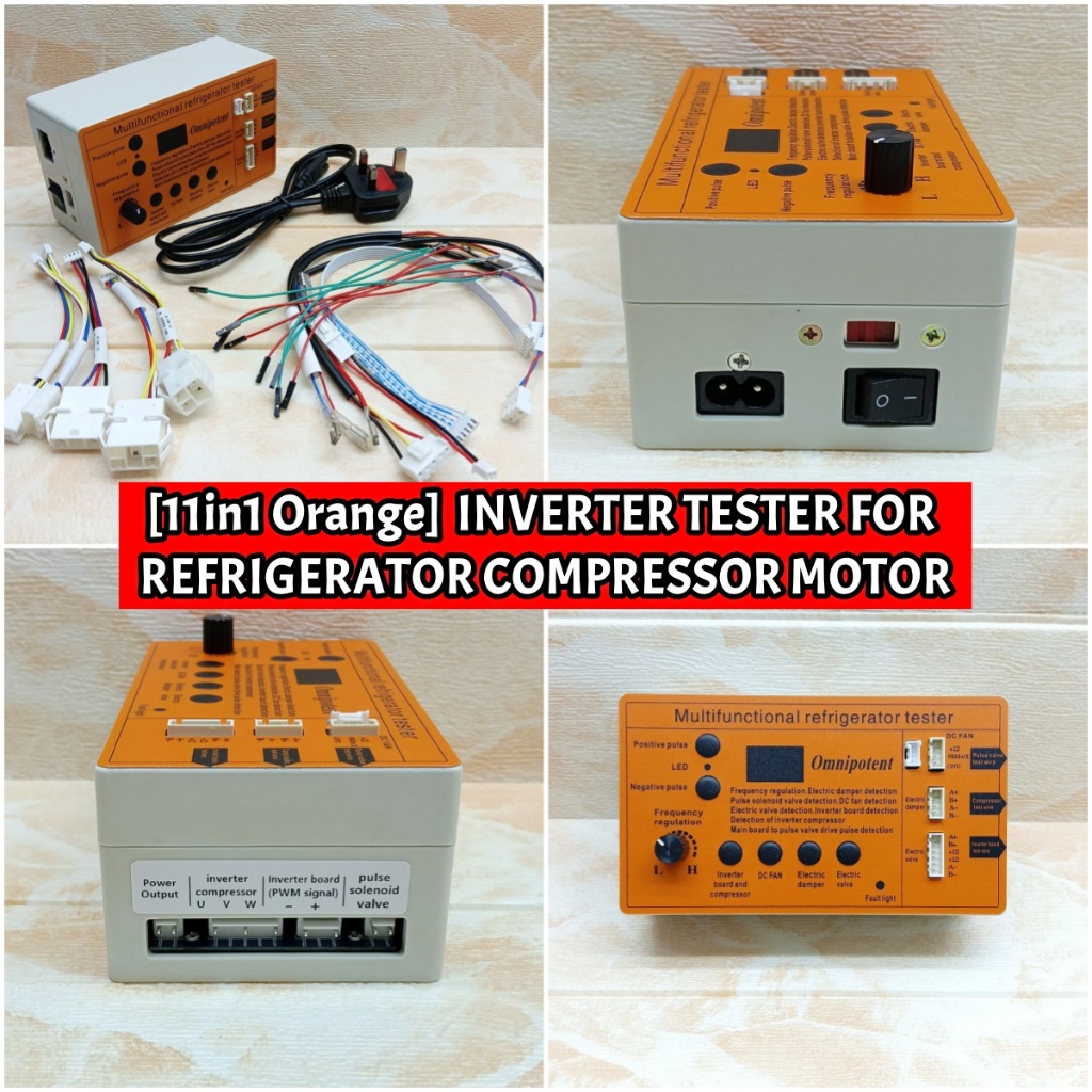 11in1 UNIVERSAL DC MOTOR TESTER INVERTER REFRIGERATOR CHECKING METER ...