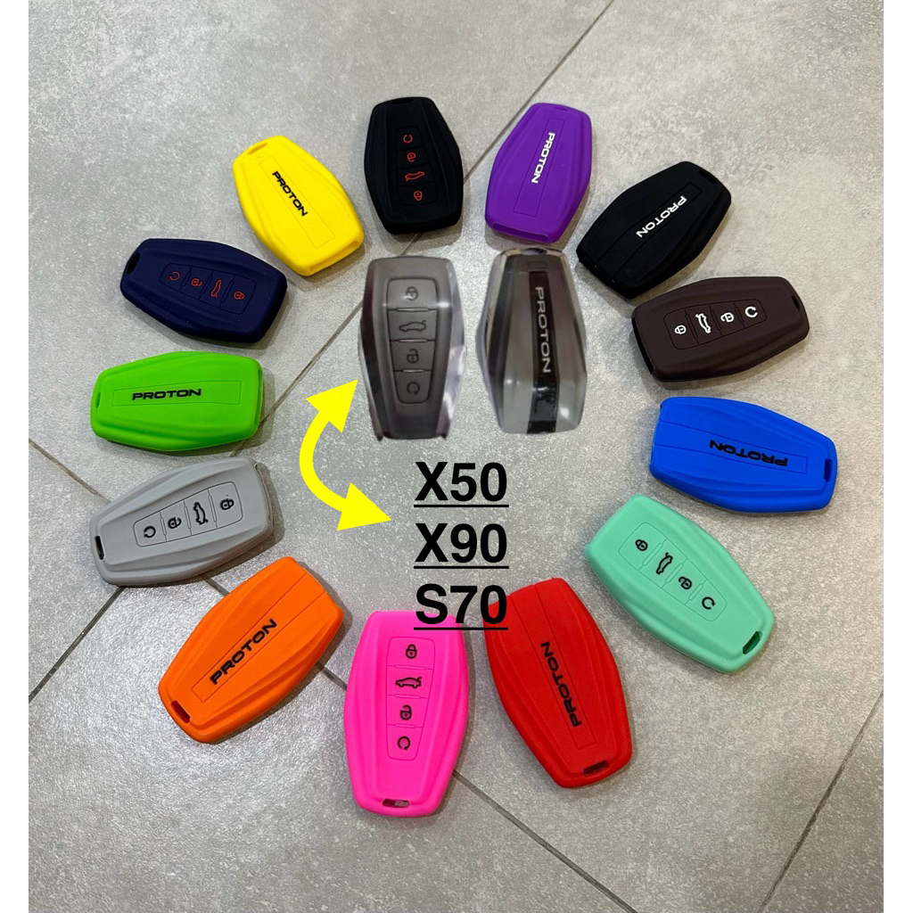 Proton S70 X50 X90 silicone remote cover key cover smart termite ...