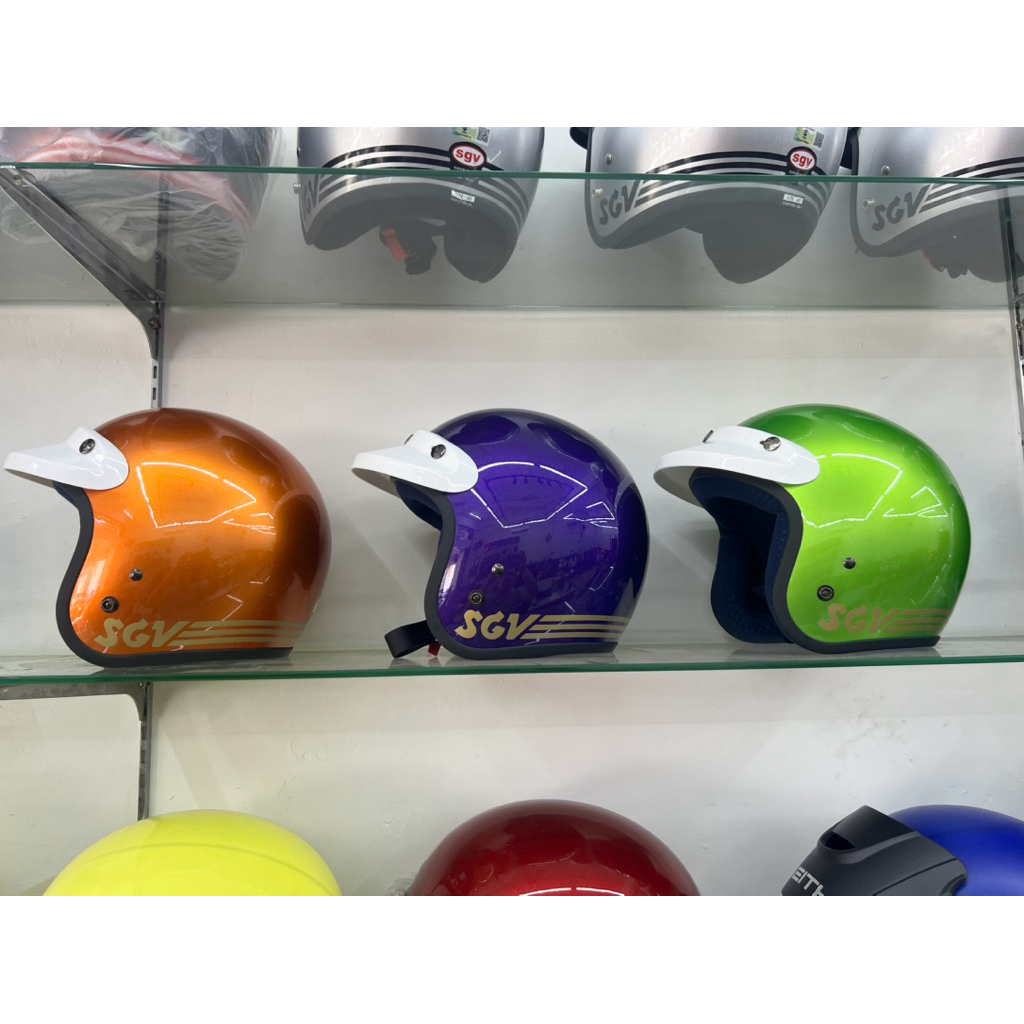 helmet sgv 99 trendy raya color D-Ring | Shopee Malaysia