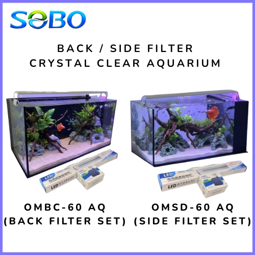New Arrival SOBO OMBC-60cm 2Ft Back Filtration System Crystal Clear ...
