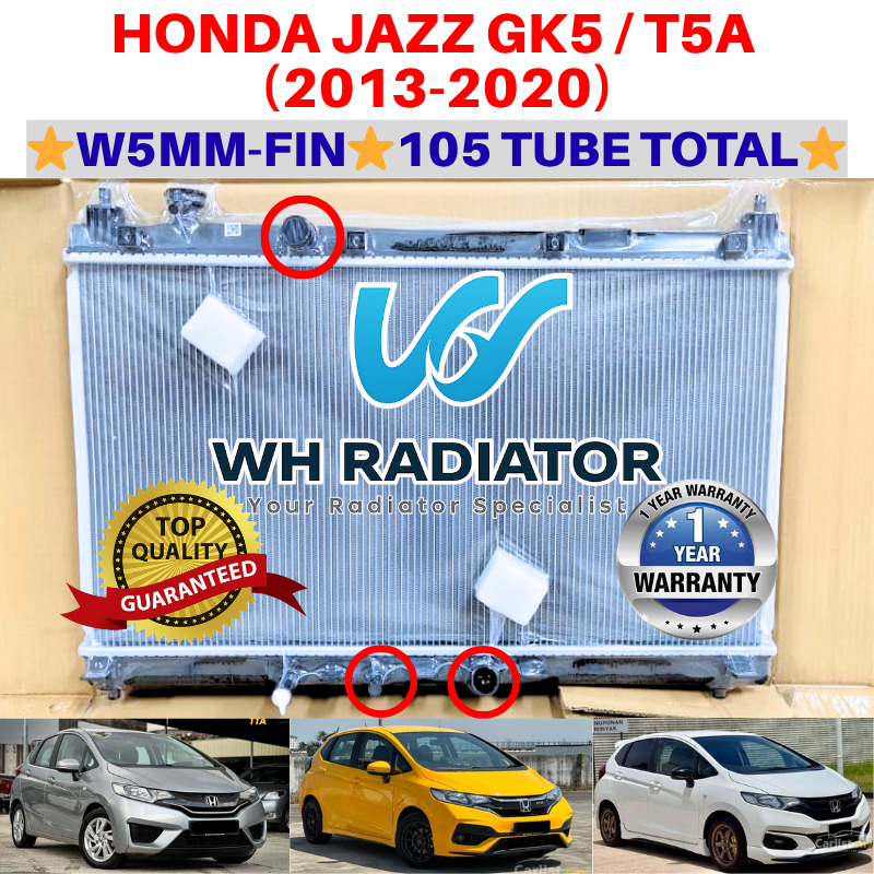 HONDA JAZZ GK5 / T5A (2013-2020) TOP QUALITY W5MM-FIN 105TUBE TOTAL ...