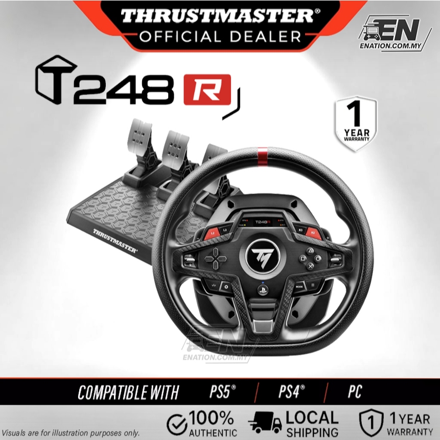 Thrustmaster T248R Advanced Hybrid Racing Wheel for PS3 / PS4 / PS5 ...