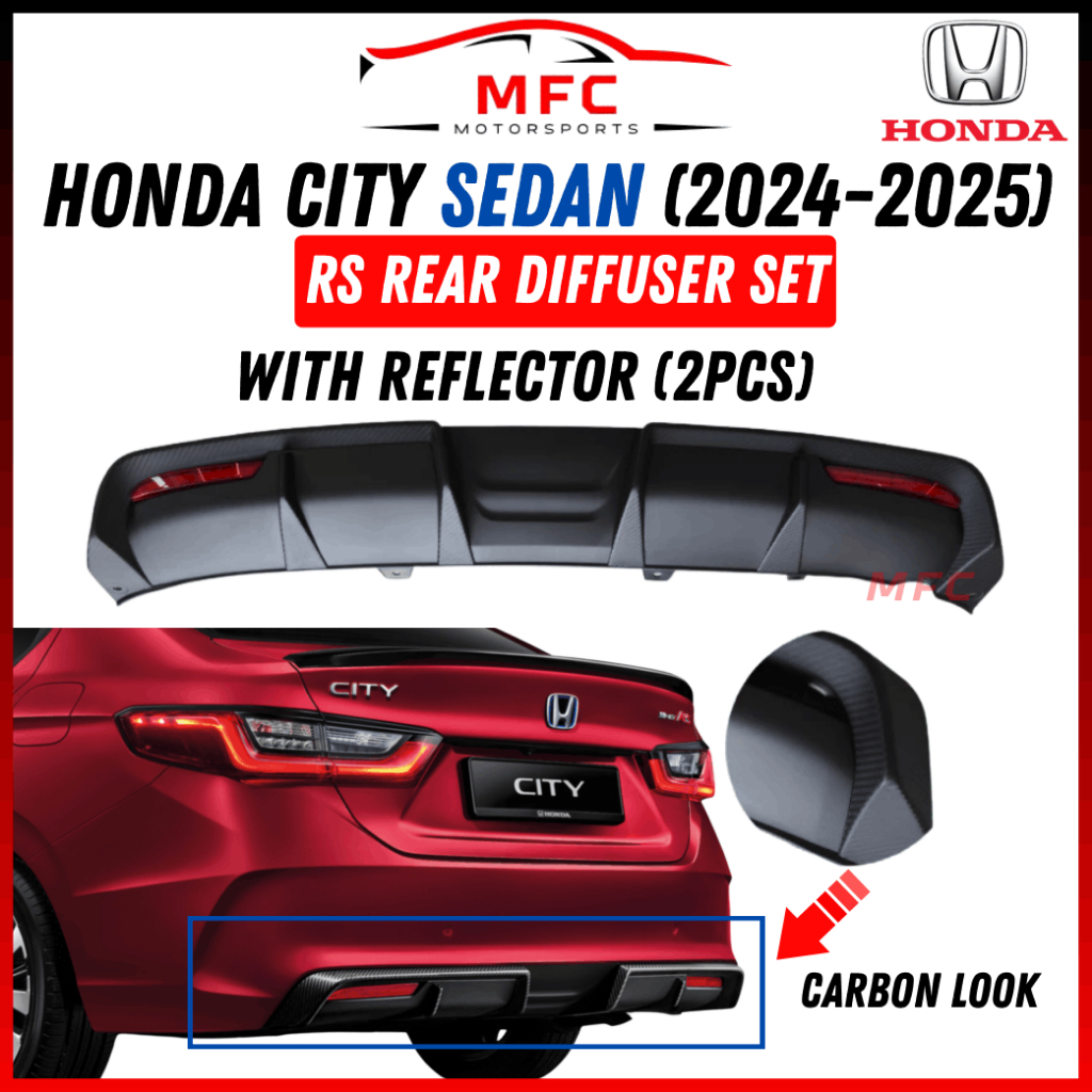 [ORIGINAL] Honda City Sedan 2024 2025 2026 RS FLRS Facelift Rear ...