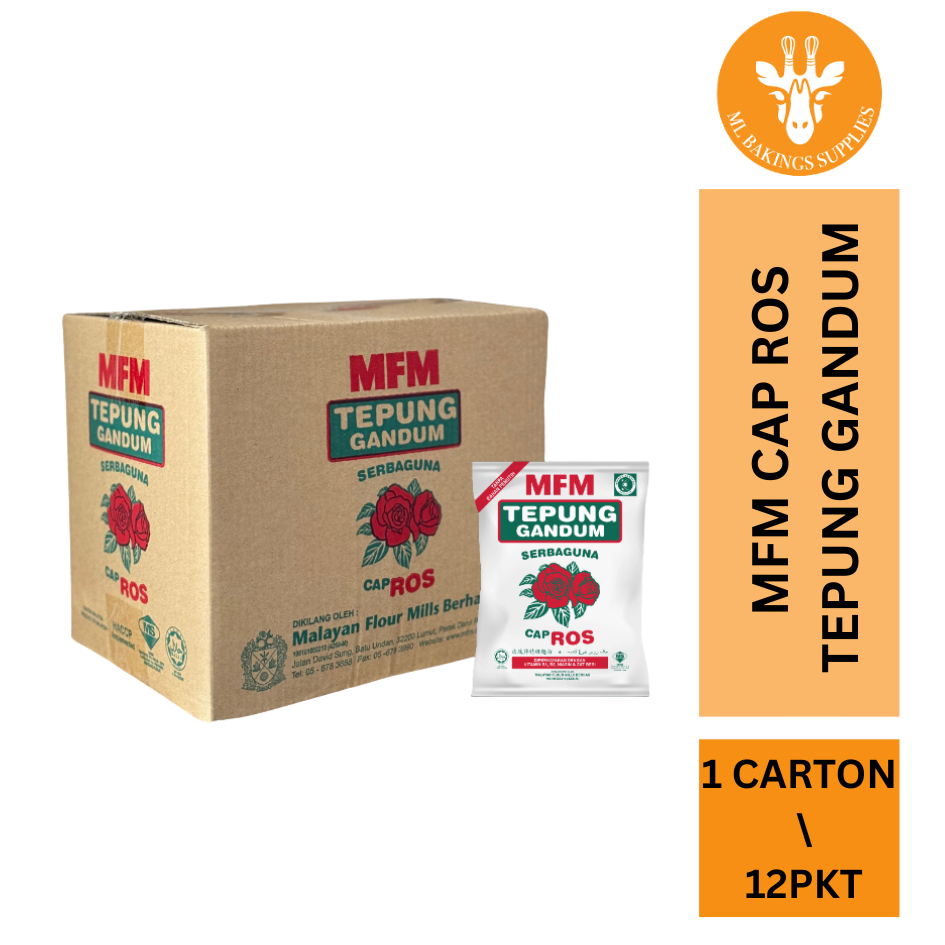 [READY STOCK] Cap Ros Tepung Gandum 850g/ Tepung Serbaguna/ Multi ...
