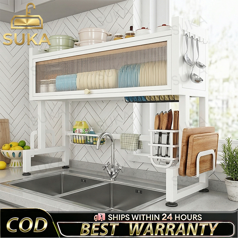 Dish Cabinet Rack Stainless Steel Rak Pinggan Dish Rack Rak Dapur Rak ...