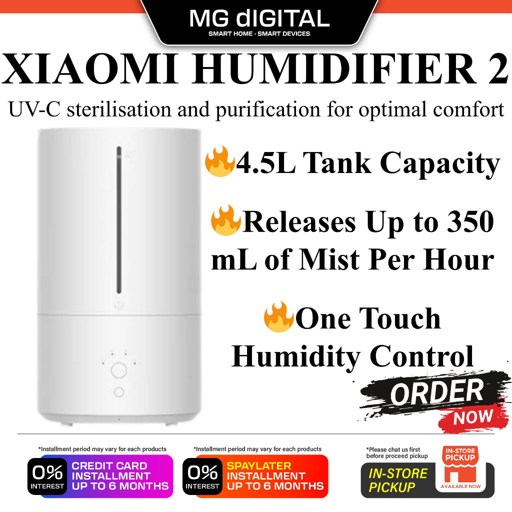 [READY STOCK] Xiaomi Smart Humidifier 2 l 4.5L Tank Capacity | Releases ...