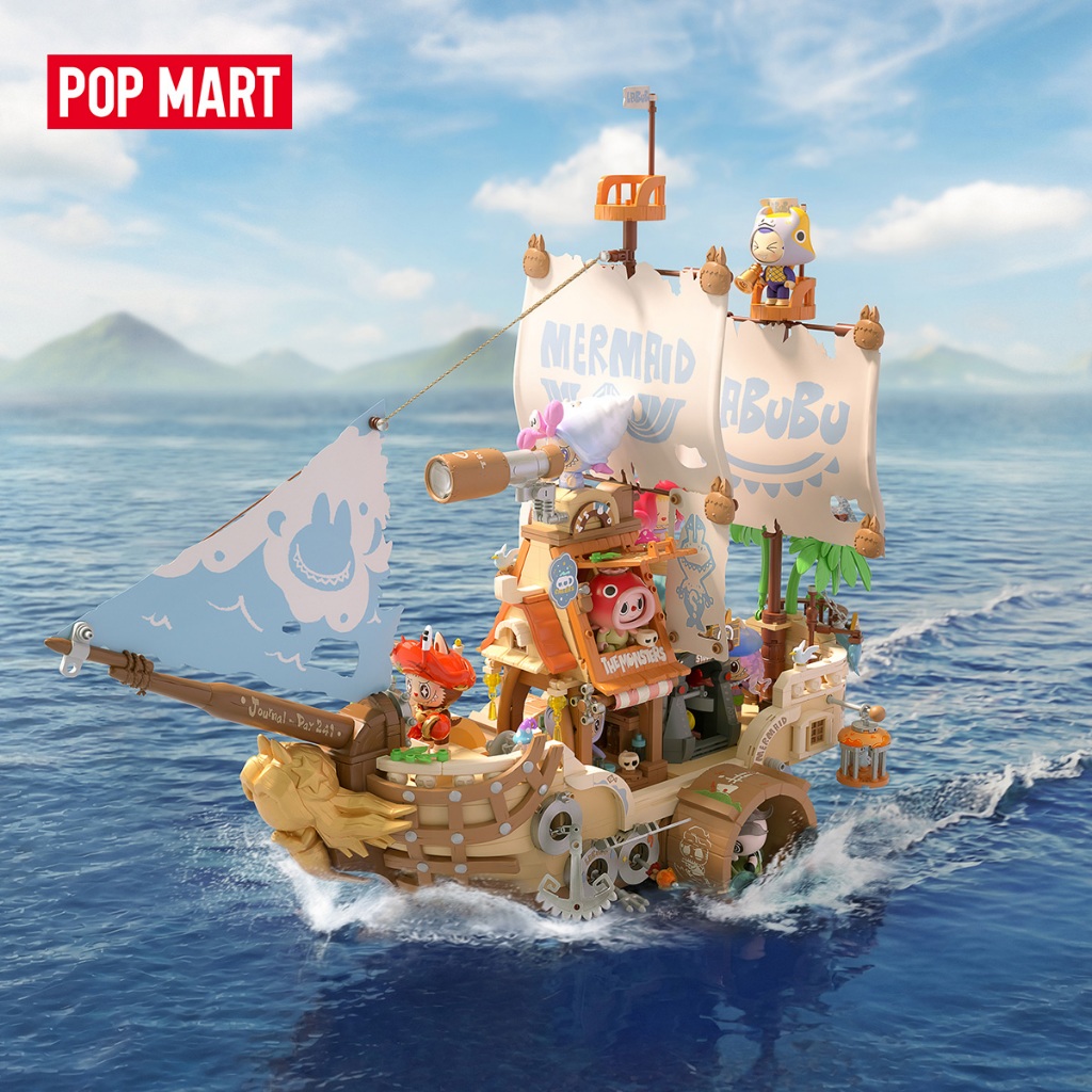 POP MART THE MONSTERS LABUBU Chasing Mermaids Series Blocks-The Mermaid ...