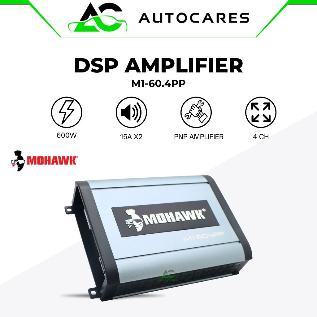 MOHAWK M1-Series 4 Channel DSP Amplifier PLUG N PLAY DSP Android Player ...