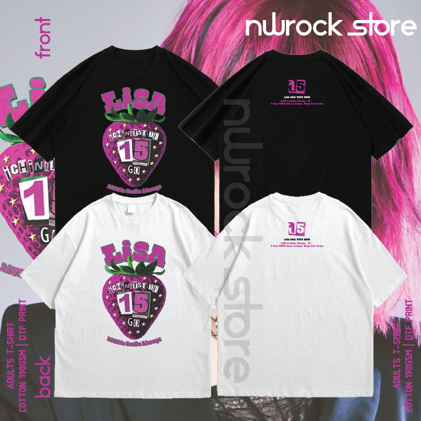 LiSA Shirt Merch LISA ASIA TOUR 2026 - LiVE is Smile Always ～15