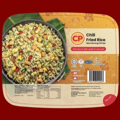 [SHCF] CP Premium Chili Fried Rice 250gm Frozen Halal Nasi Goreng Cili ...