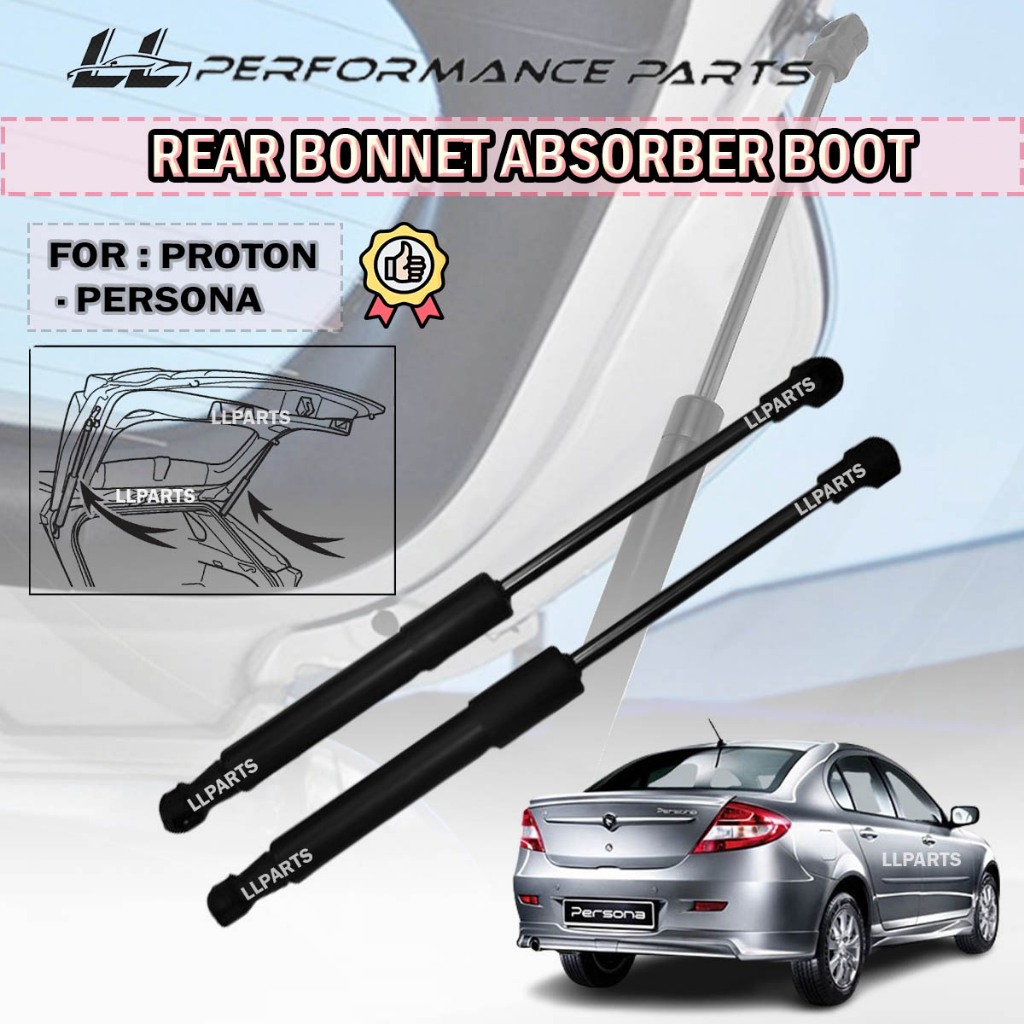 Proton Persona Rear Bonnet Damper Rear Boot Absorber Right Left Gas ...