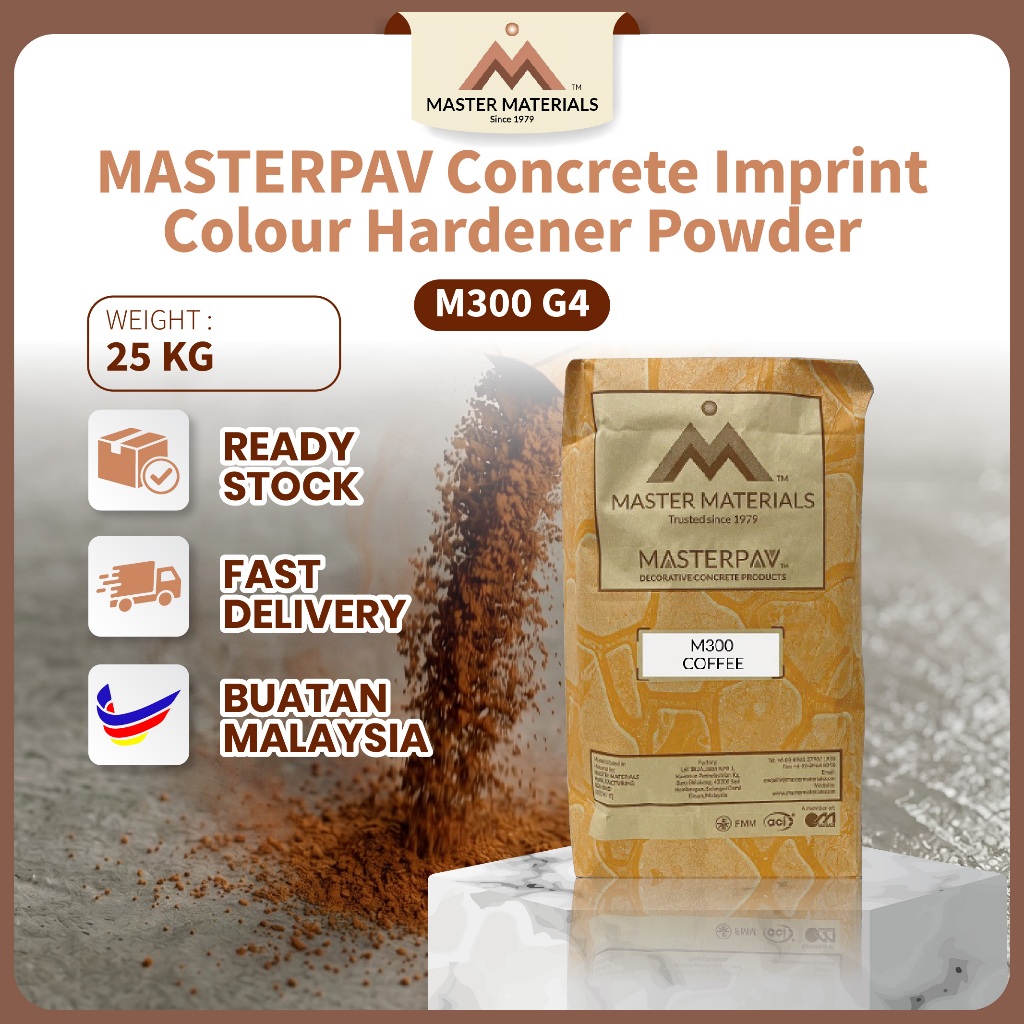 MASTERPAV Concrete Imprint Colour Hardener Powder M300 G4 (25kg ...