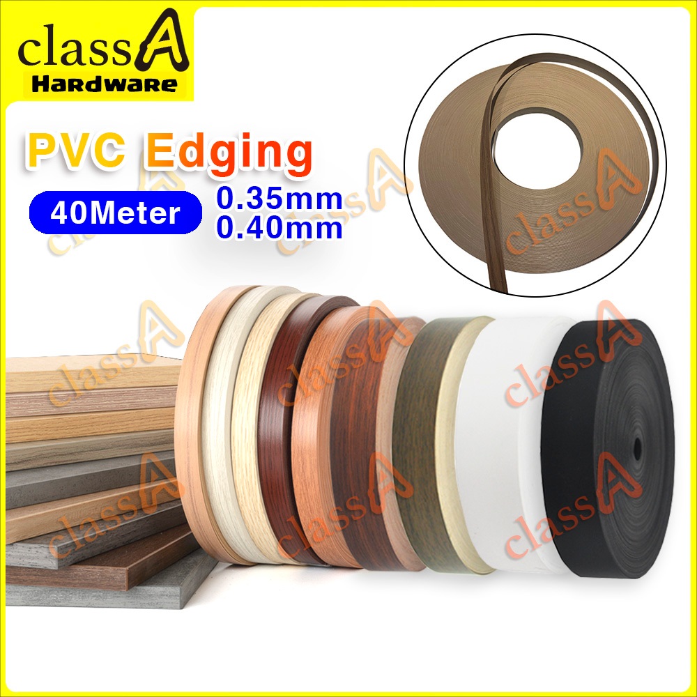 ClassAHW Black PVC Edging Banding for Wood Plywood MDF Sisi Papan Hitam ...