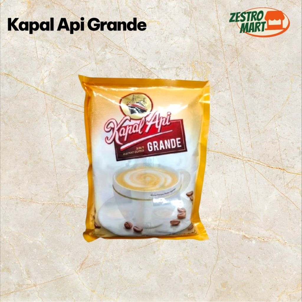 Kapal Api Grande 3in1 Instant Coffee | Kopi Instant | 20 Sachets x 18g ...