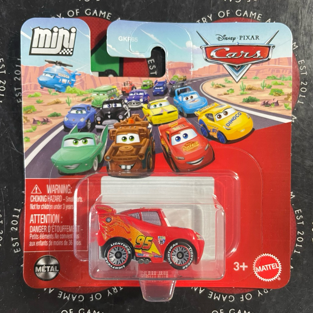 Mini Racers Disney Pixar Cars Lightning Mcqueen With Racing Wheels ...