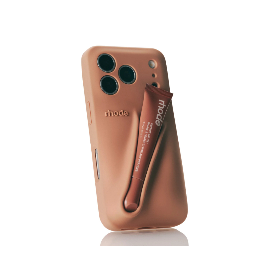 ORIGINAL RHODE Lip Case Snap On Lip Case iPhone Phone Case Grey