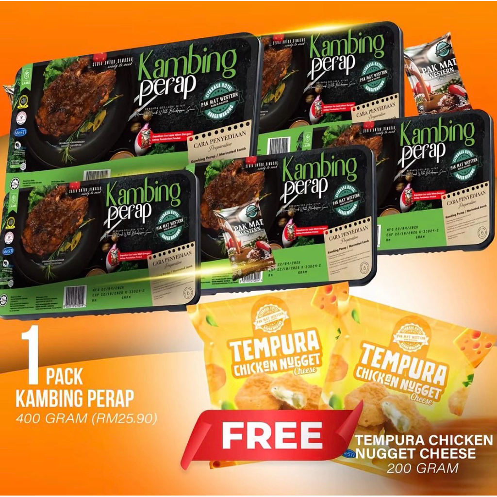 🔥PROMO PAK MAT WESTERN & PERAP 99🔥 Kambing Perap, Homemade Meatball ...