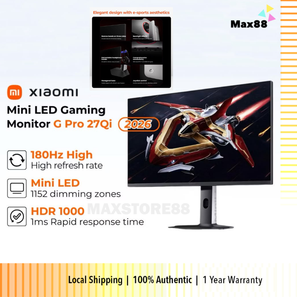 Xiaomi Mini LED Gaming Monitor G Pro 27Qi 2026 | Shopee Malaysia