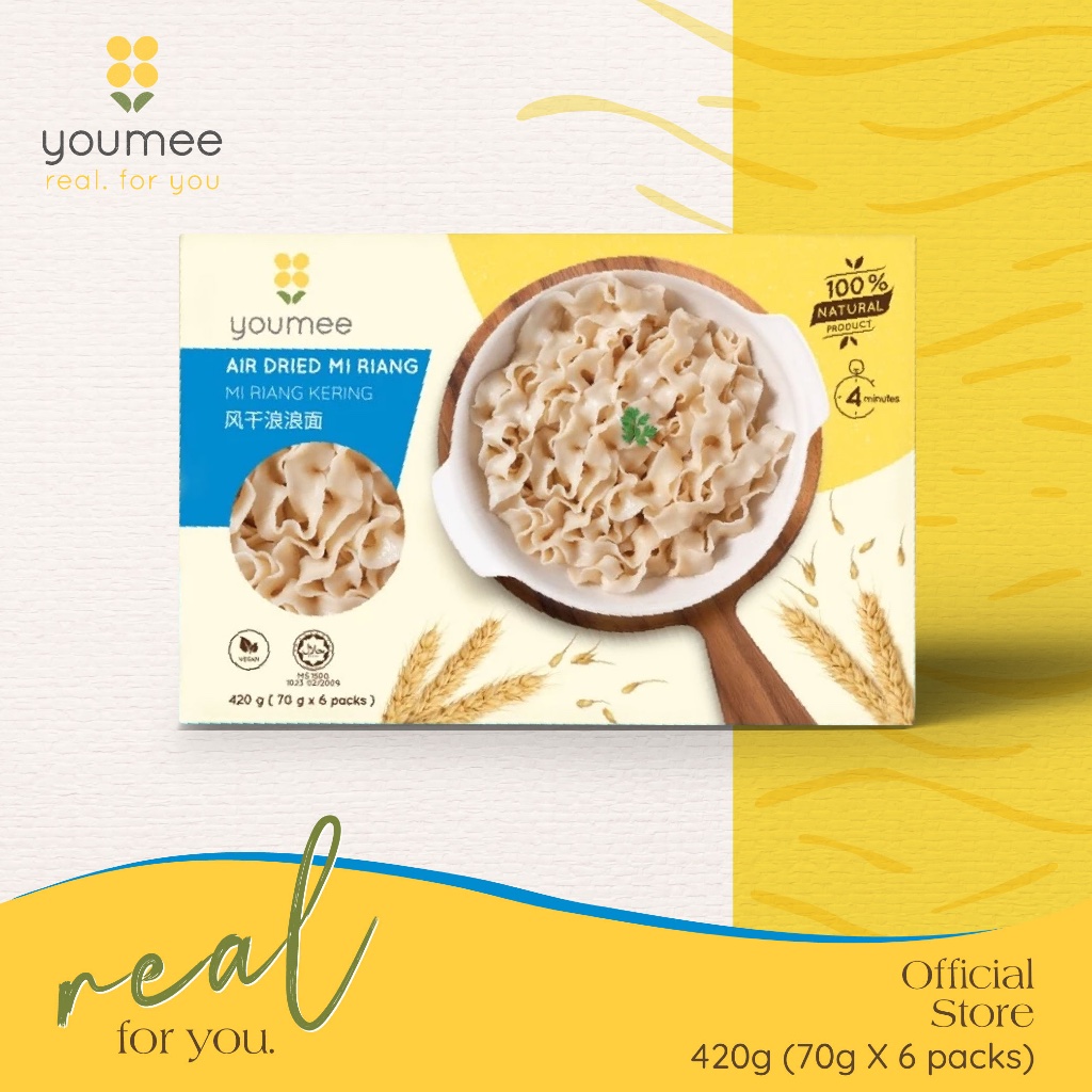 Youmee All Natural Air-Dried Mi Riang (1 BOX) HALAL | Shopee Malaysia