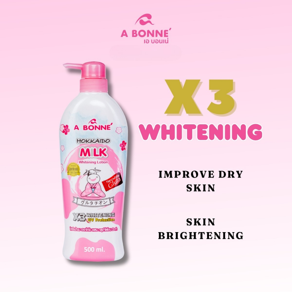 a bonne lotion with glutathione Miracle Milk Uv Tomato Extract 500 ml | Best Price Oman A Bonne Hokkaido Milk Whitening