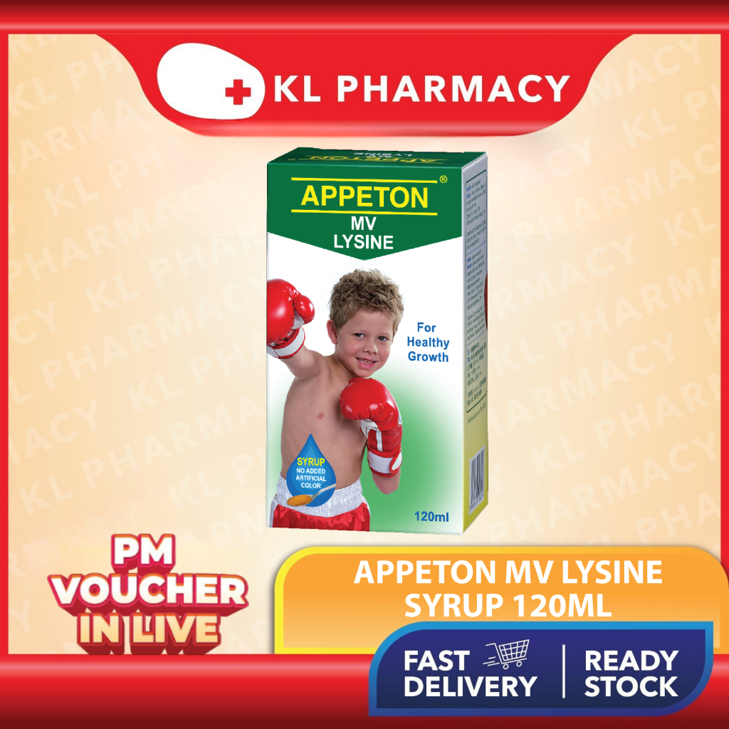 APPETON Multivitamin Lysine Syrup 120ml | Shopee Malaysia