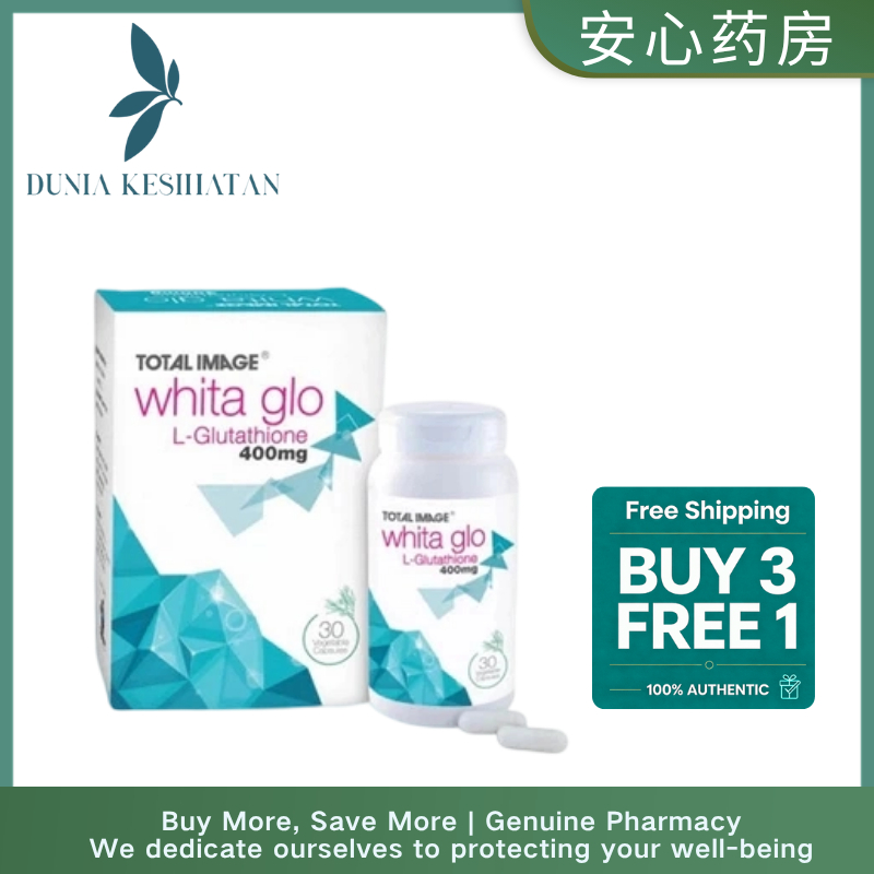 BUY 3 FREE 1] Total Image Whita Glo L-Glutathione Capsule 400mg 30's EXP 06 2028 sliming