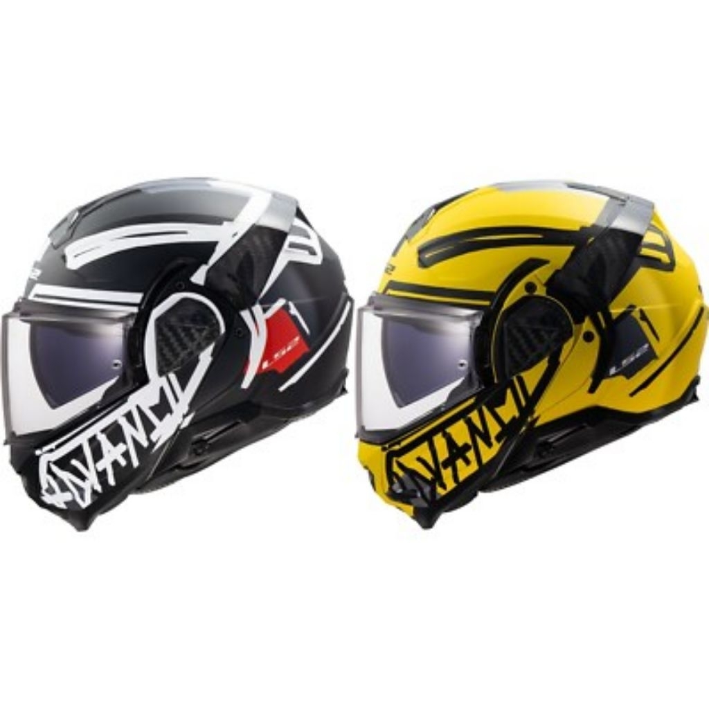 [NEW READY STOCK] LS2 FF910 ADVANT II TAPE MATT MODULAR HELMET (COME ...
