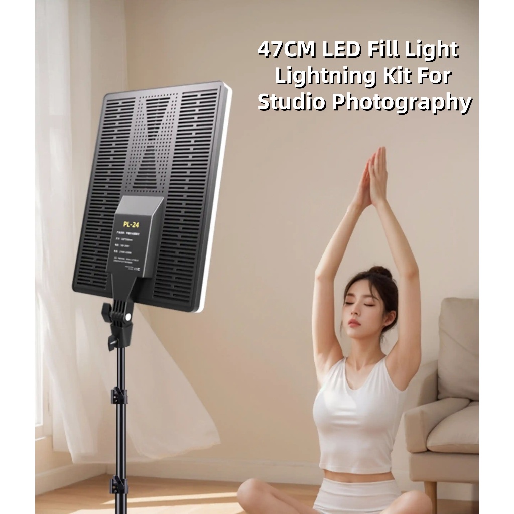 47cm LED Panel Light Video Light Studio Fill Light & Tripod for ...
