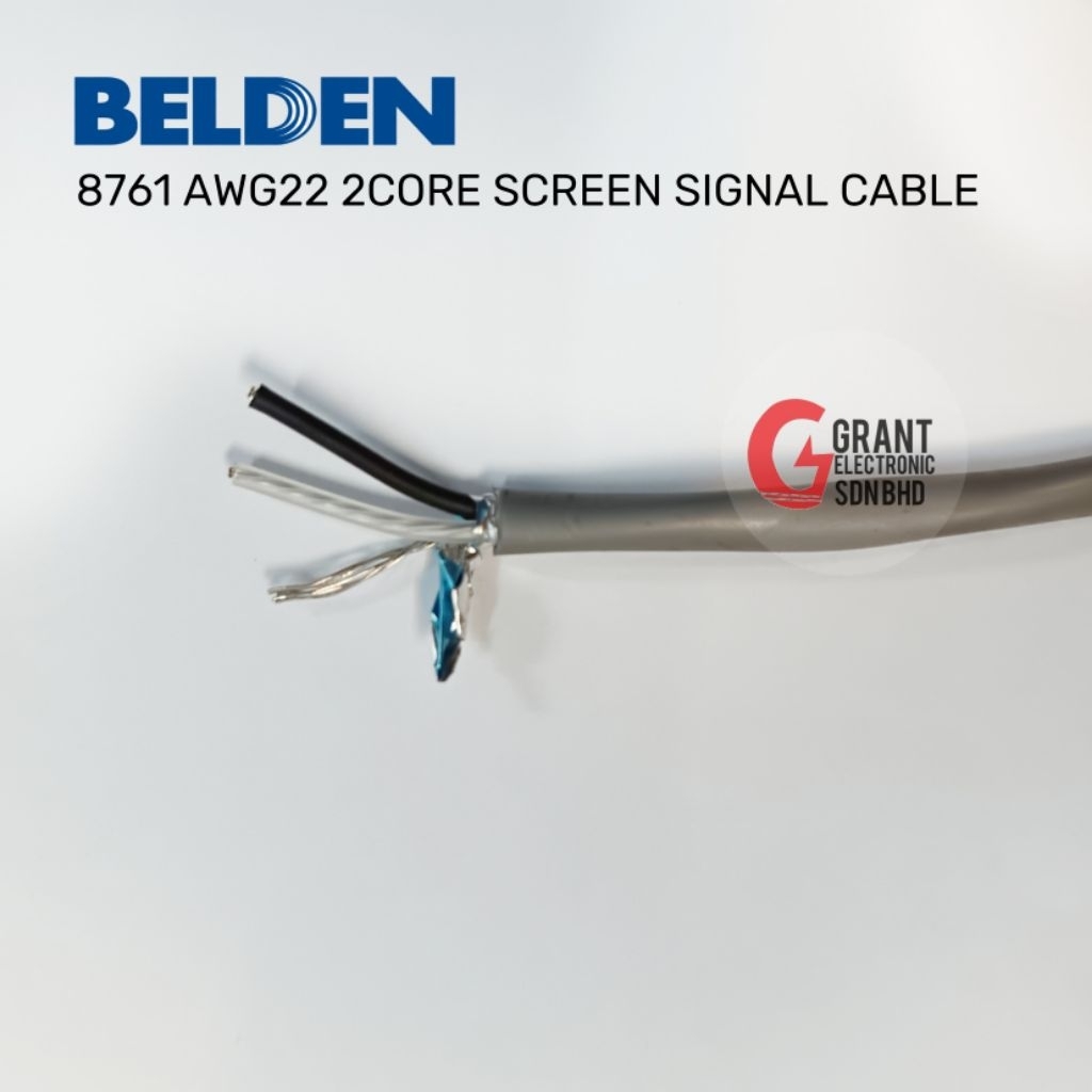 [ Loose per meter price ] Belden 8761 AWG22 2CORE SCREEN SIGNAL CABLE ...