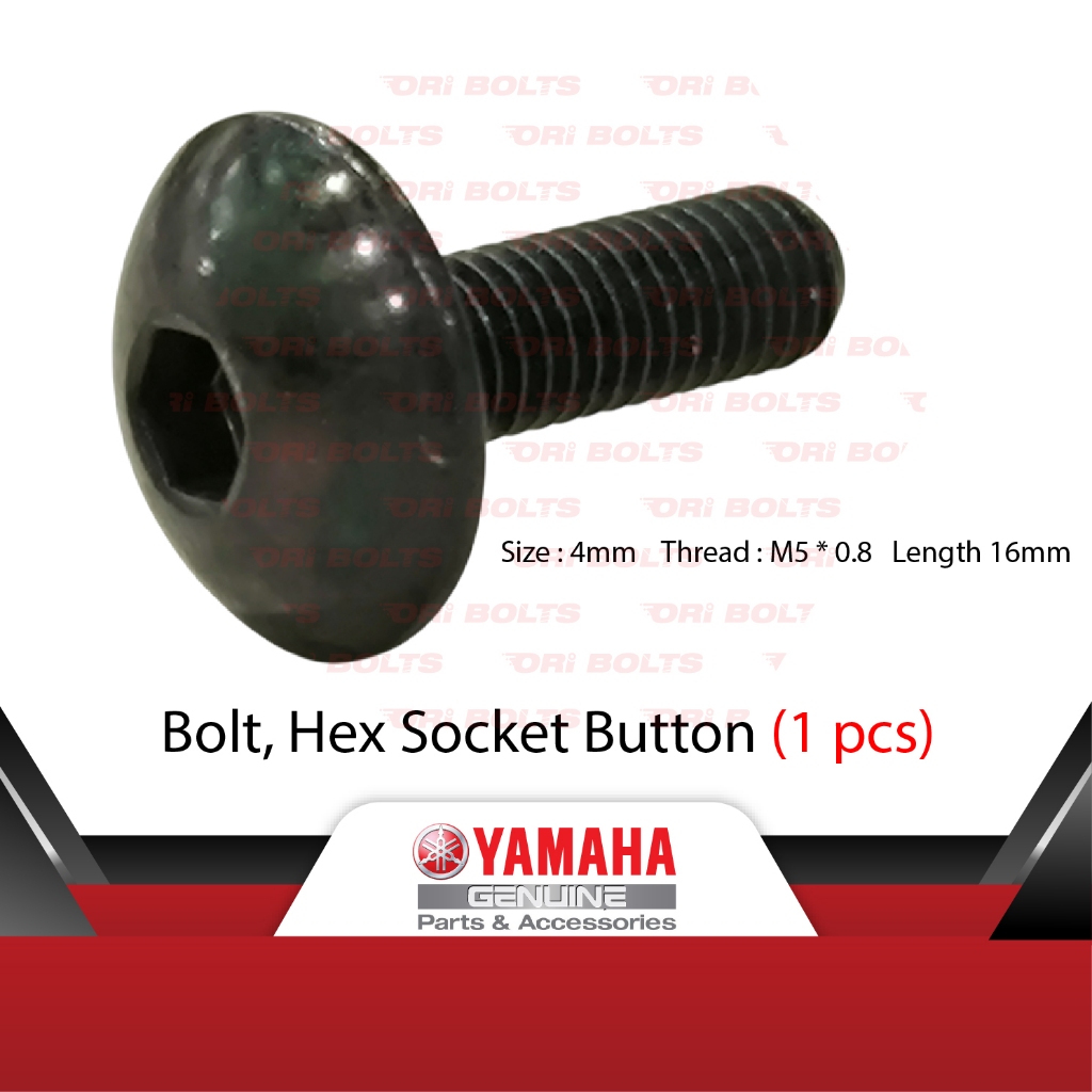 90111-05021 Yamaha Original R25 MT25 Tmax MT09 Allen Key Bolt Hex ...