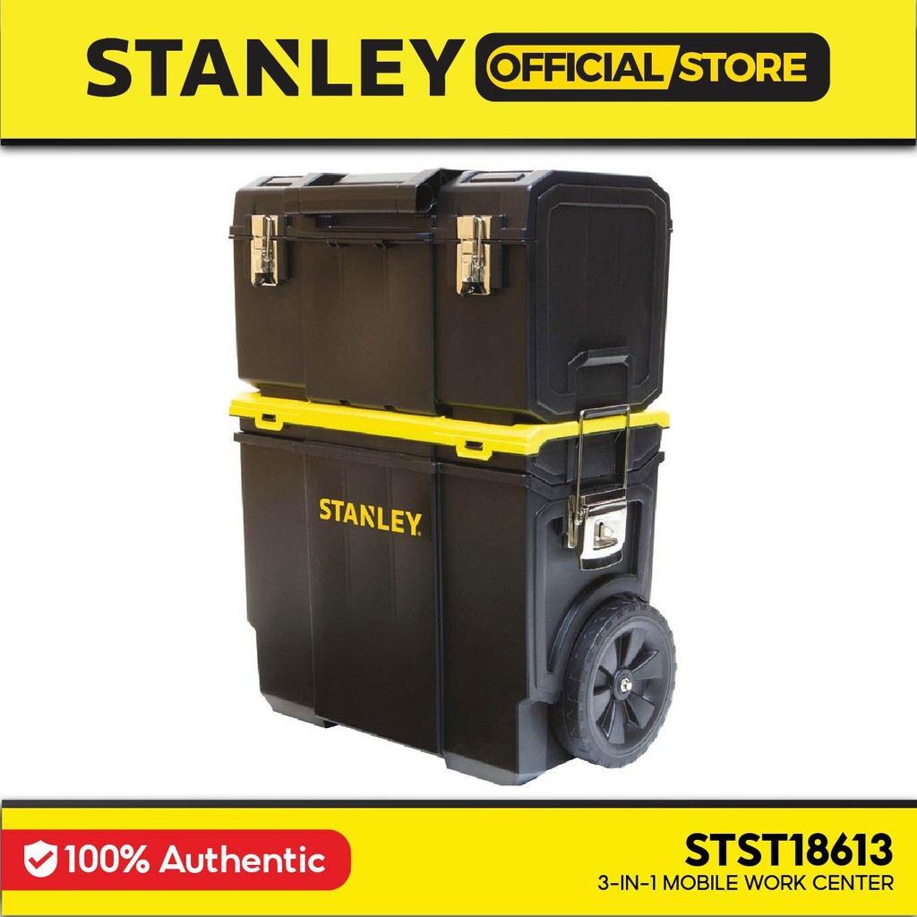 【STANLEY】3-in-1 Mobile Tool Box 46.99*27.94*62.99cm | Household ...