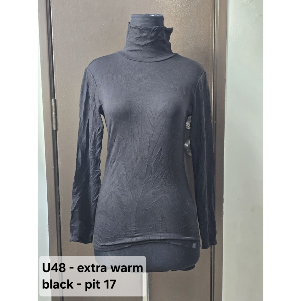 bundle ladies heat tech (unilolo brand) inner turtle neck long
