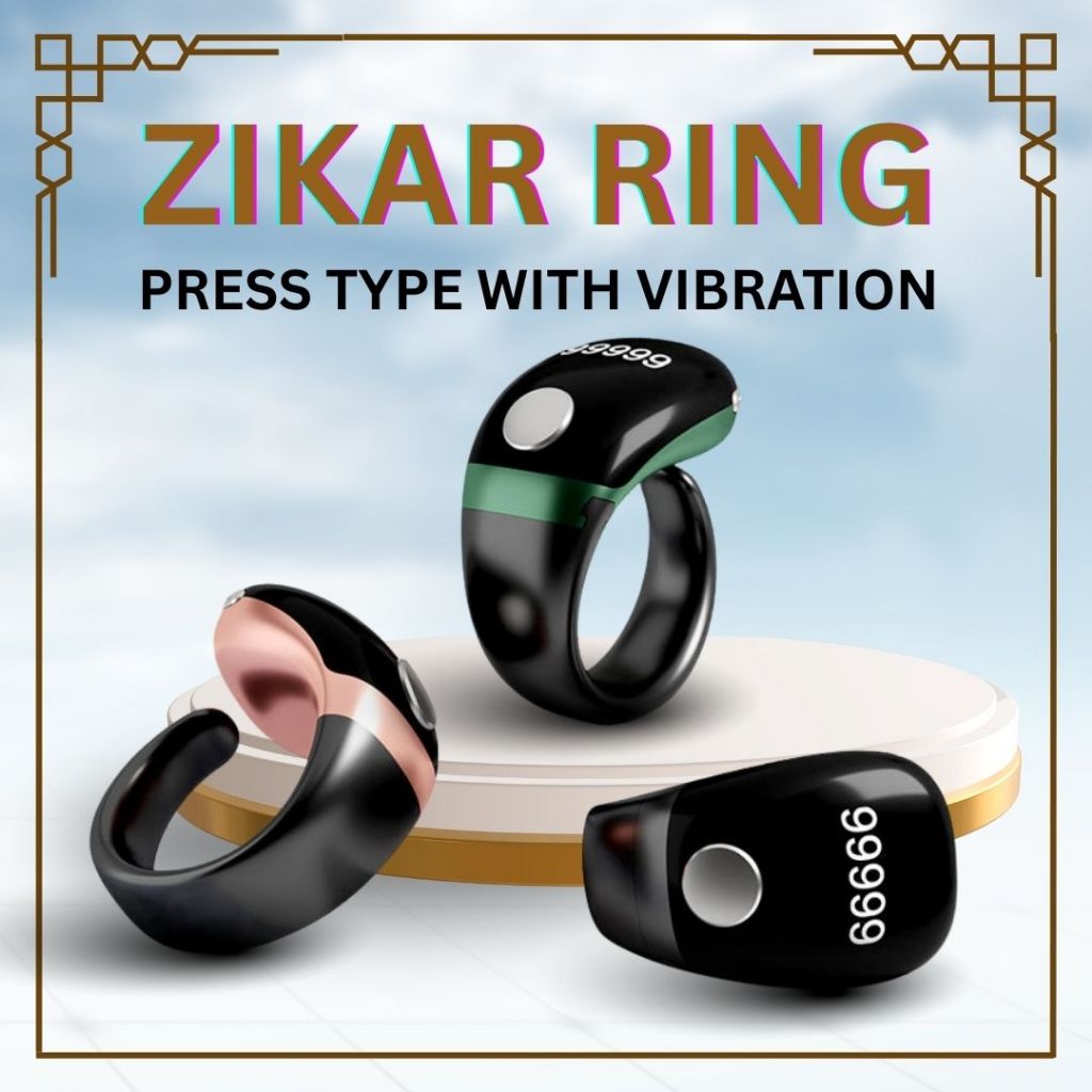 SARSA New Smart Digital Touch Zikr Ring - SMART TASBIH RING / ZIKR RING ...