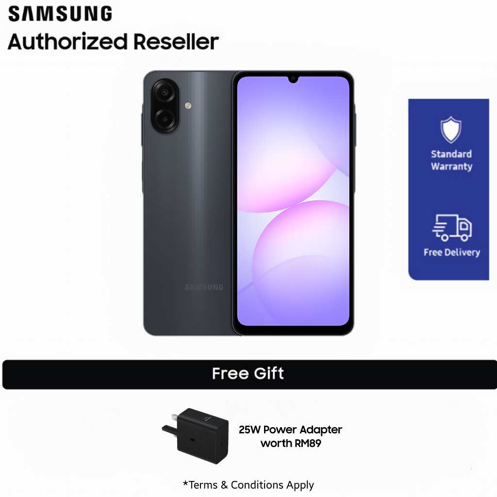SAMSUNG Galaxy A07 LTE (A075) (Black/Green/Little Violet) (8GB RAM ...