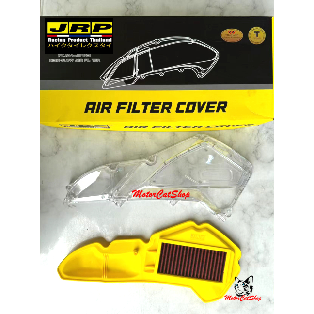 JRP Racing Air Filter Cover Transparent Honda ADV150 / PCX150 Air ...