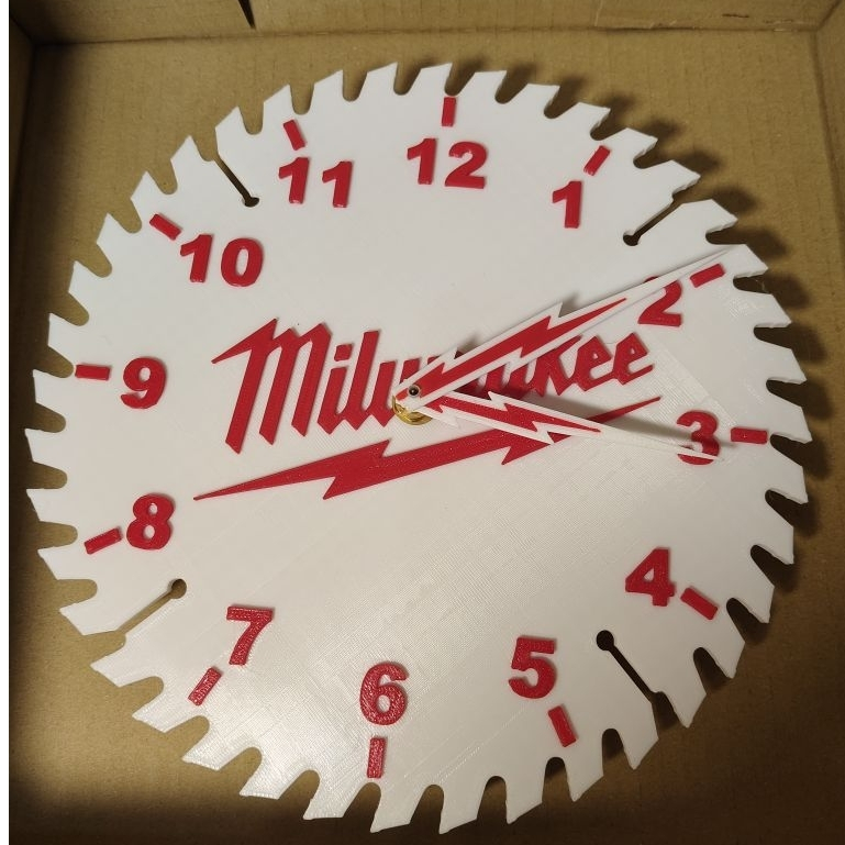 Milwaukee Saw Wall Round Clock 9 Inch | Shopee Malaysia