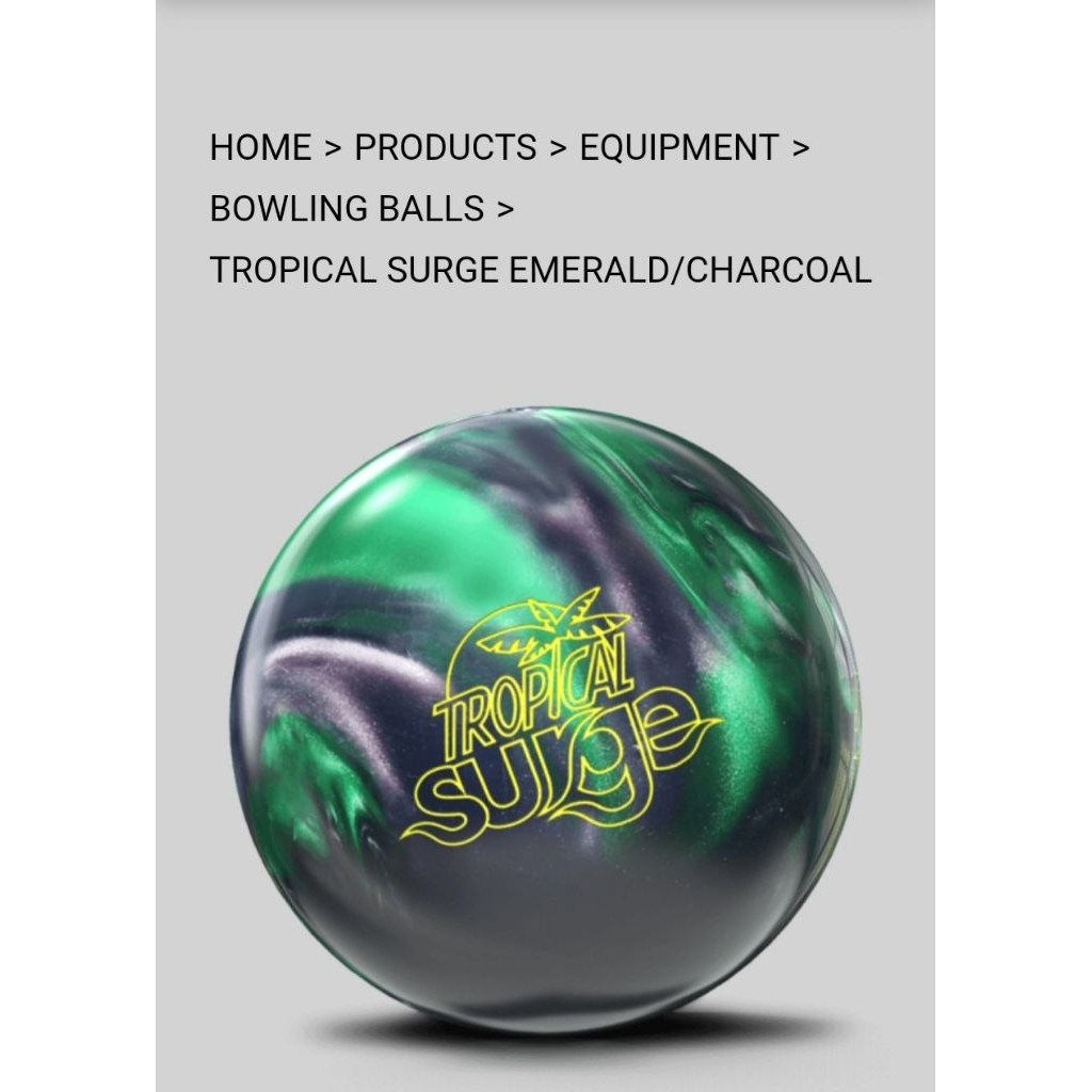 Bowling ball -Storm Tropical Surge 10lbs -15 lbs | Shopee Malaysia