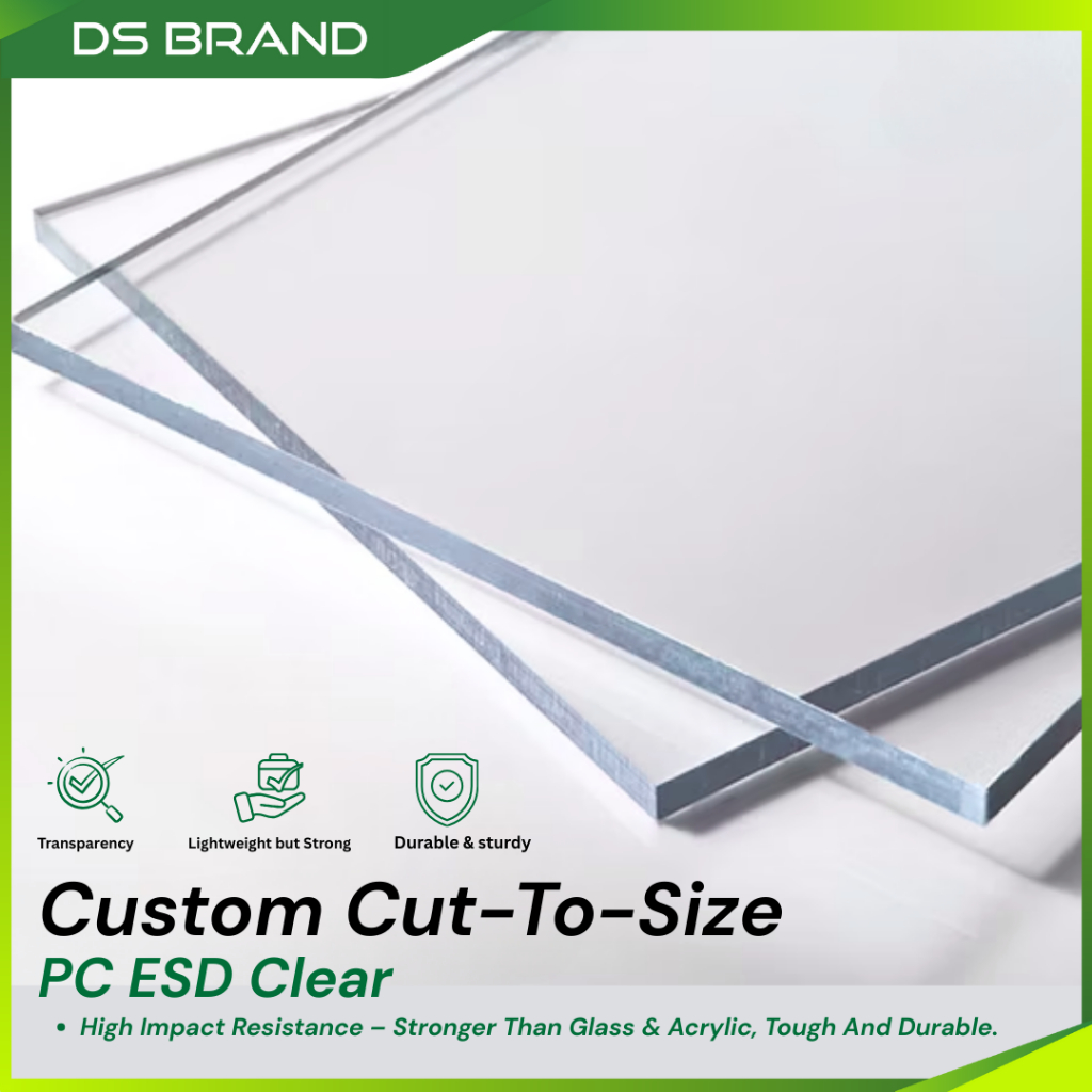 PC ESD / ESD Polycarbonate / Custom Cut-To-Size / DS Brand | Shopee ...