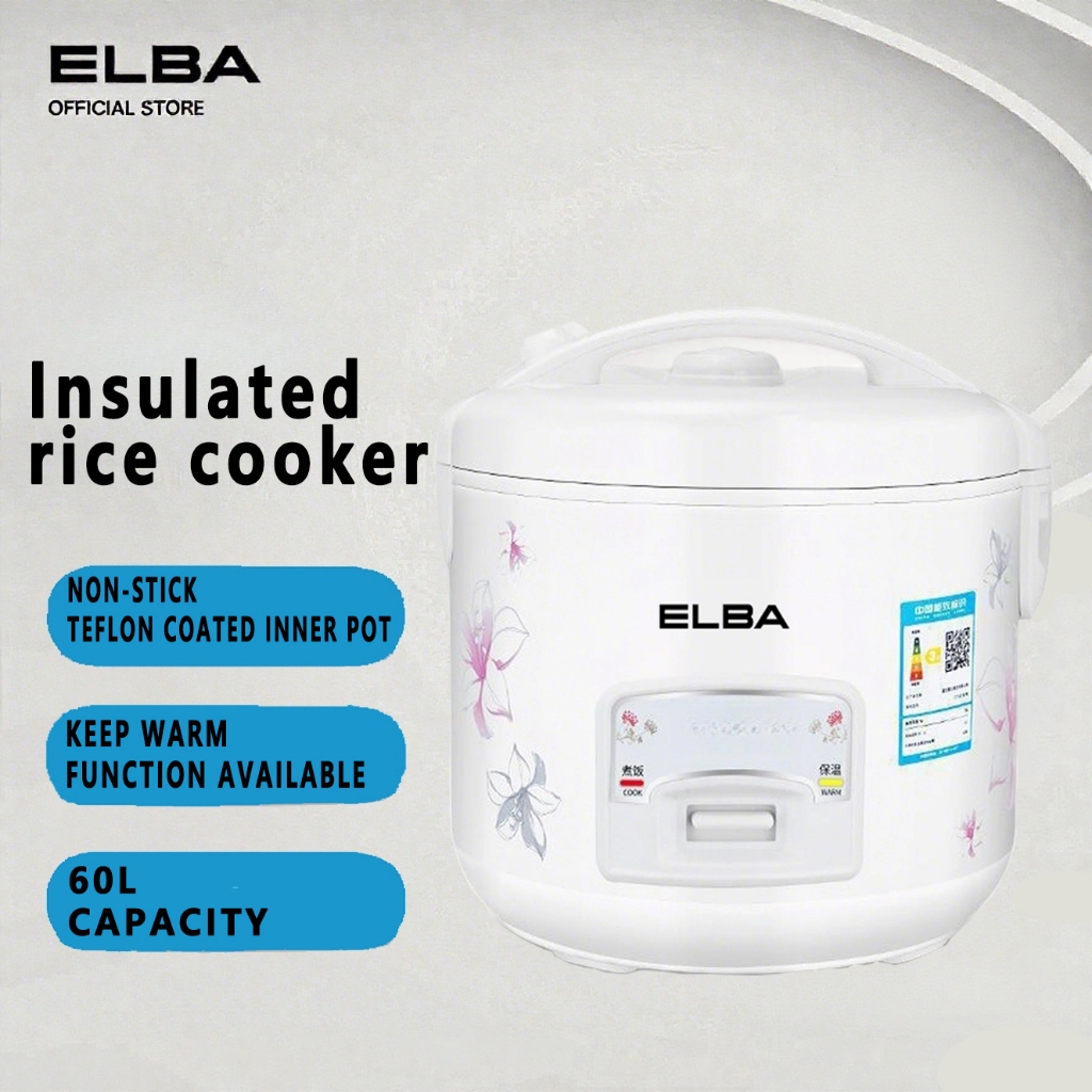 ELBA 1L / 2L / 3L Jar Rice Cooker ERC-E1031(WH) / ERC-E1831(WH) / ERC ...