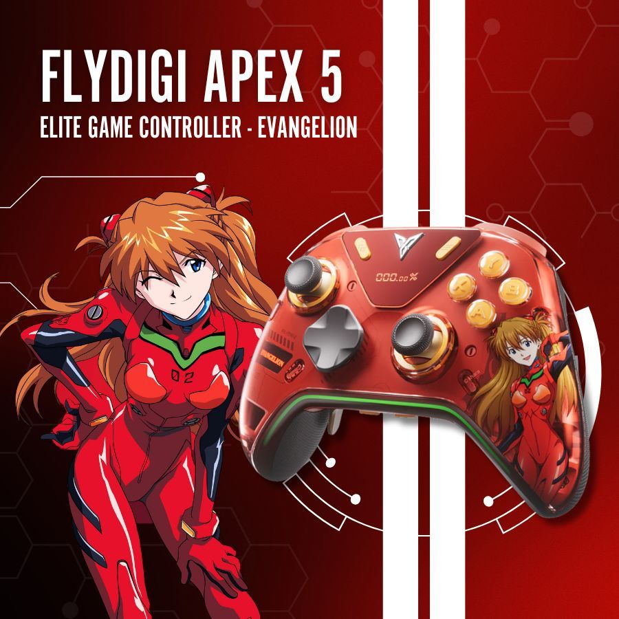 Flydigi Apex 5 Elite Gaming Controller EVANGELION ASUKA CO Edition_PC ...