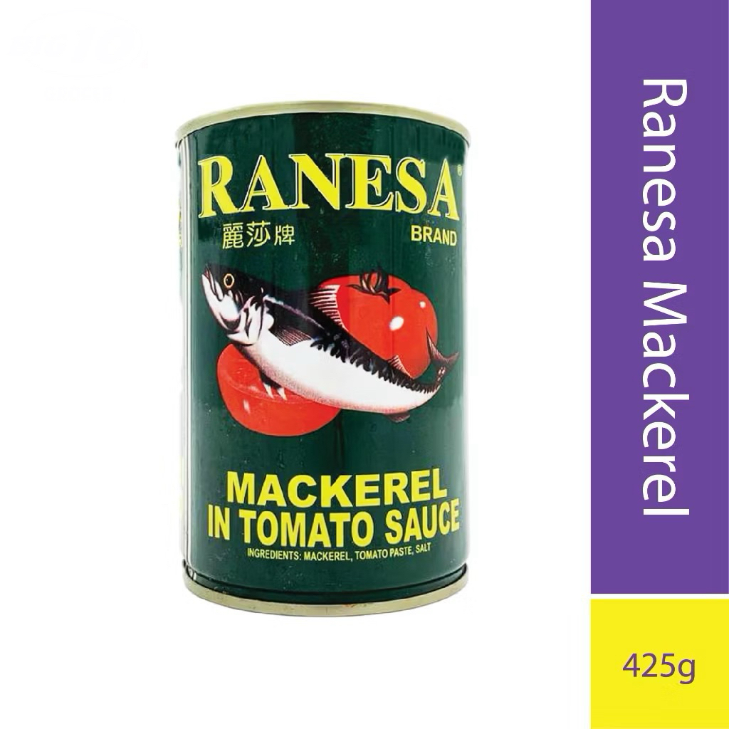 (Unit) Ranesa Brand Mackerel In Tomato Sauce 425g (HIJAU) | Shopee Malaysia