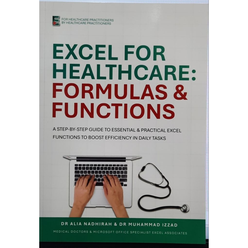Excel For Healthcare: Formulas & Functions by Dr Alia Nadhirah | Shopee ...