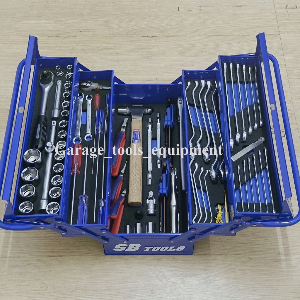 SB TOOLS 87Pcs Professional Tool Box Set | Box Socket Set | Spanner Set ...
