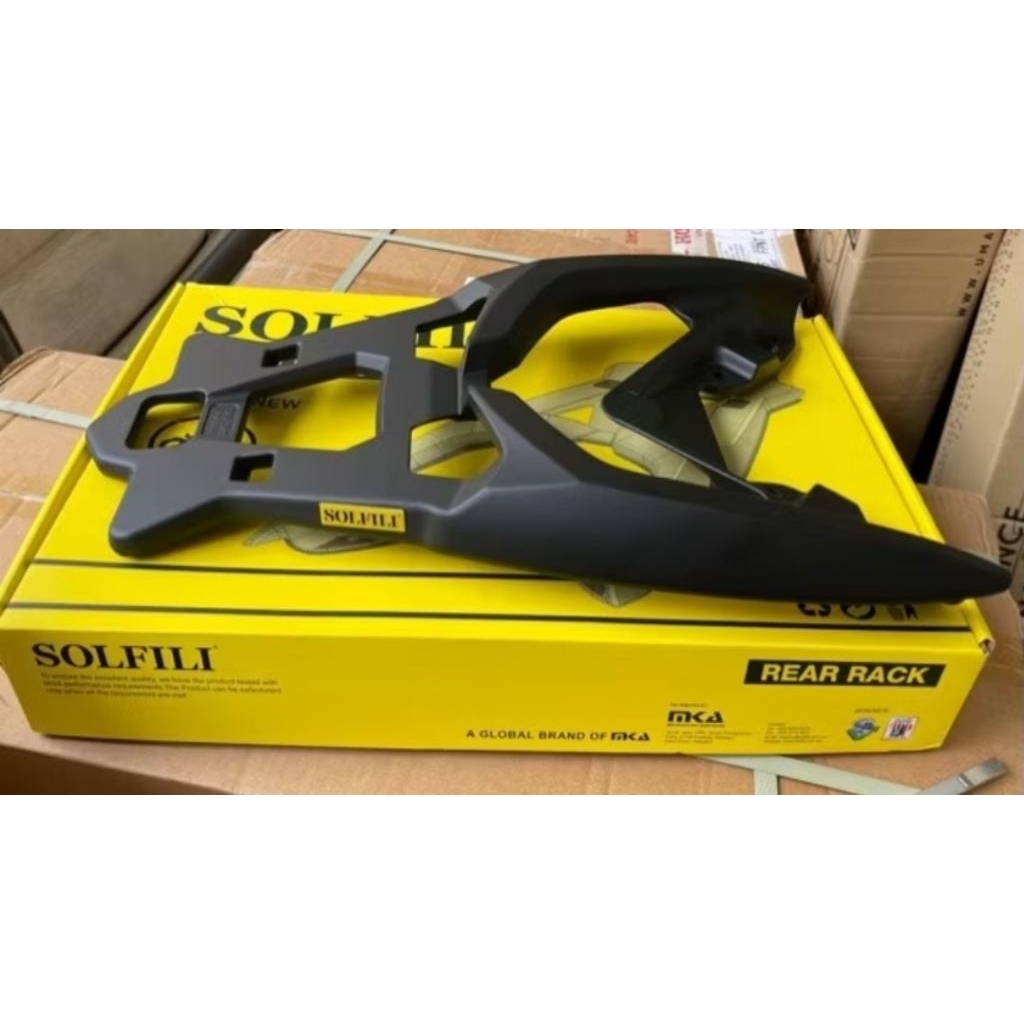 Solfili Yamaha Nmax V1 Top Box Alloy Rack Monorack Kotak Carrie Rack ...