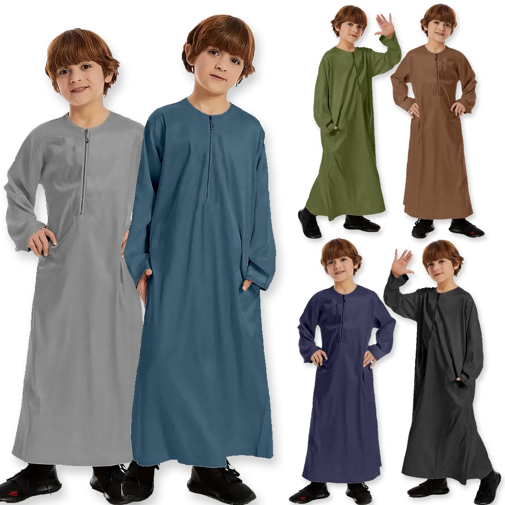 Jubah Al Arab Jubah Kanak Kanak Jubah Raya 2026 Jubah Kids long Sleeves ...