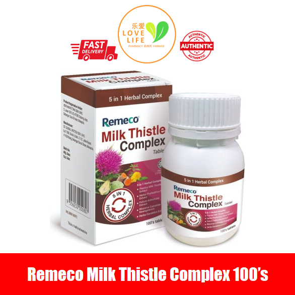 EXP 04/2026 Remeco Milk Thistle Complex Tablet 100's | Shopee Malaysia