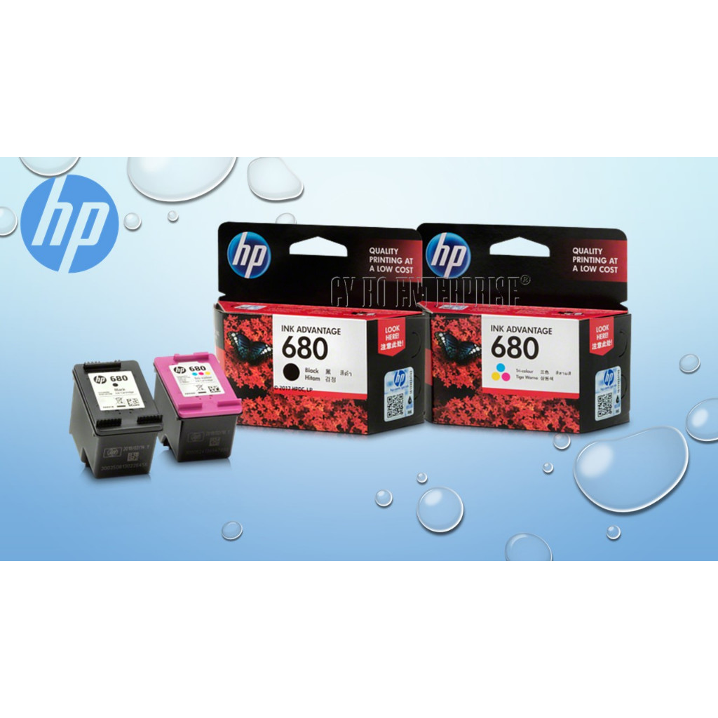 HP 680 ORIGINAL INK CATRIDGES BLACK/TRI-COLOR/TWIN PACK | Shopee Malaysia