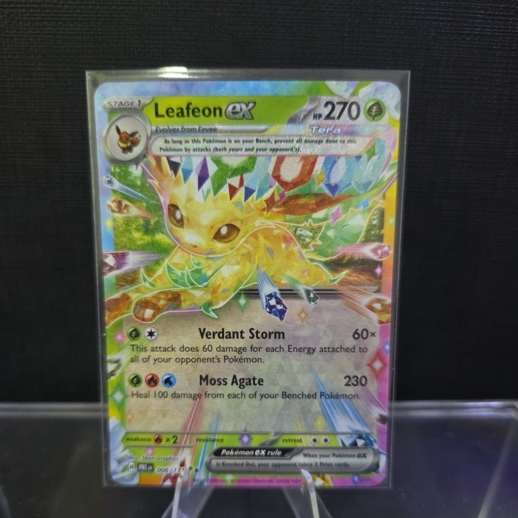 2025 Leafeon Ex Card (Rare Holo) | Shopee Malaysia