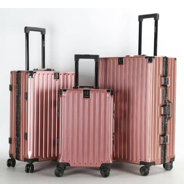 Trolley Bag Sets STARGOLD SILVER VIP TOUR 8 WHEELS 3PCS SET PC Cabin ...